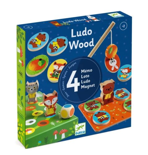Djeco-Négy pajti-Ludo Wood 1628