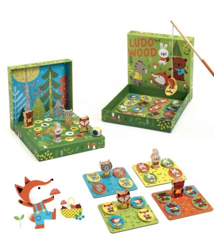 Djeco-Négy pajti-Ludo Wood 1628