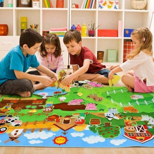 Élet a farmon nagyméretű filctábla