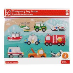 Hape-Fogantyús puzzle-Szirénázó járművek