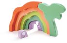 Hape-Montessori elefánt piramis építő