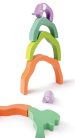 Hape-Montessori elefánt piramis építő