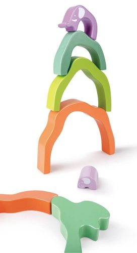 Hape-Montessori elefánt piramis építő