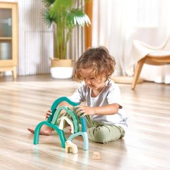 Hape-Montessori jegesmedve piramis építő