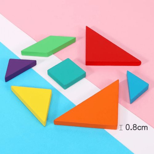 Mágneses tangram - utazó játék  (FJ)