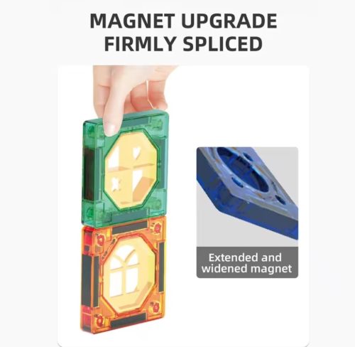 Mágneses építőjáték 126 db-os