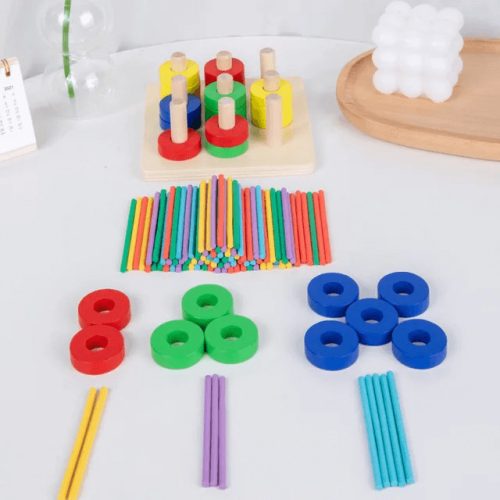 Montessori 3in1-ben oktató játék  (FJ)