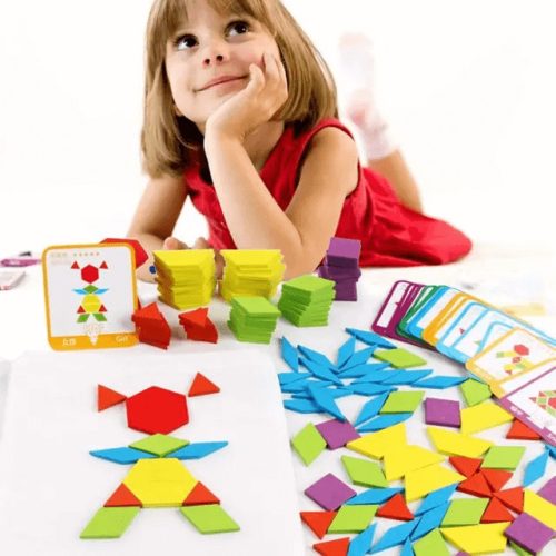 Montessori fa építőkészlet  (FJ)