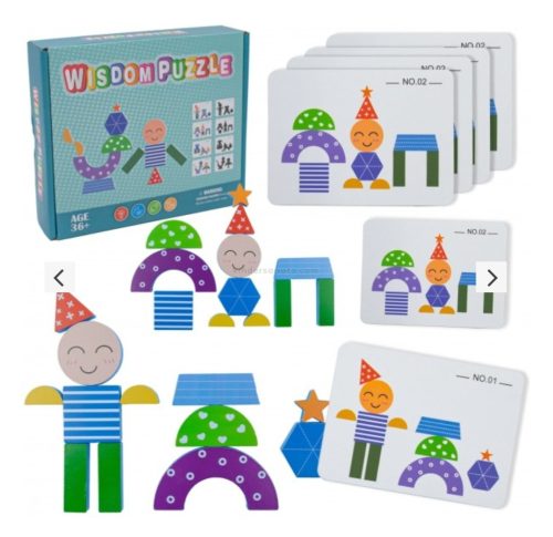 Montessori fejlesztő kirakó  (FJ)