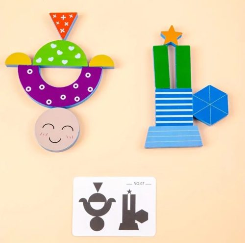 Montessori fejlesztő kirakó  (FJ)