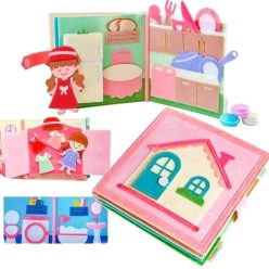 Montessori matatókönyv-lányos