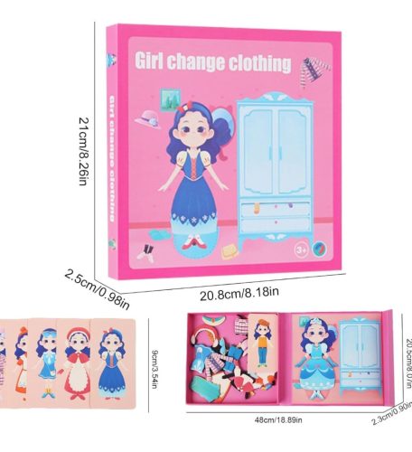 Öltöztetős kreatív játék  (FJ)