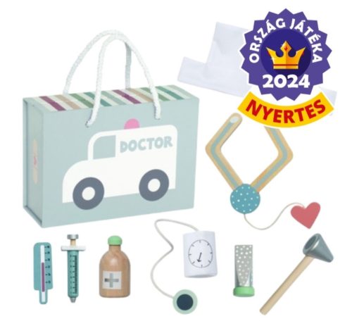 Orvosi játékkészlet kistáskával-Jabadabado