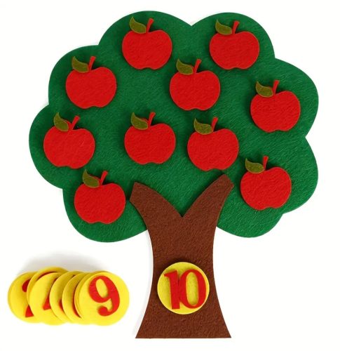 Számolást oktató játék-almafa  (FJ)