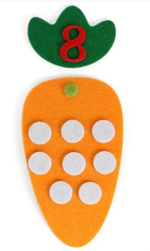 Számolást oktató játék-répa  (FJ)