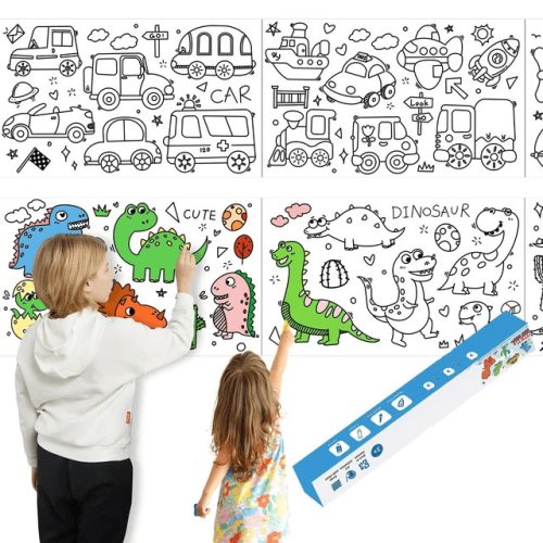 Színező tekercs- 3 tematikájú  (FJ)