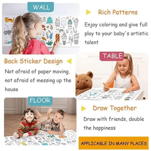 Színező tekercs- hercegnős  (FJ)